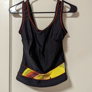 Anita Fitted Graphic Yellow and Black Bikini